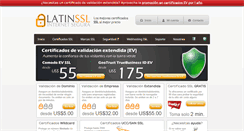 Desktop Screenshot of latinssl.com